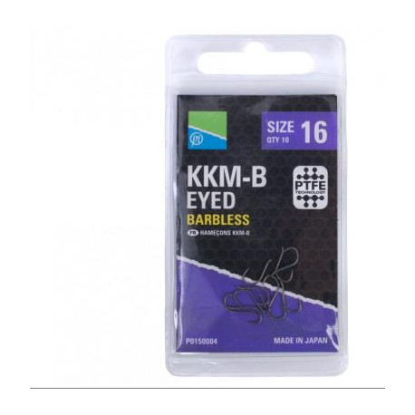 PRESTON KKM-B barbless hooks No. 10