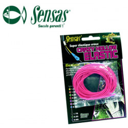 Elastique SENSAS Crazy hollow soft 800% - 2.60 mm rose - 3M