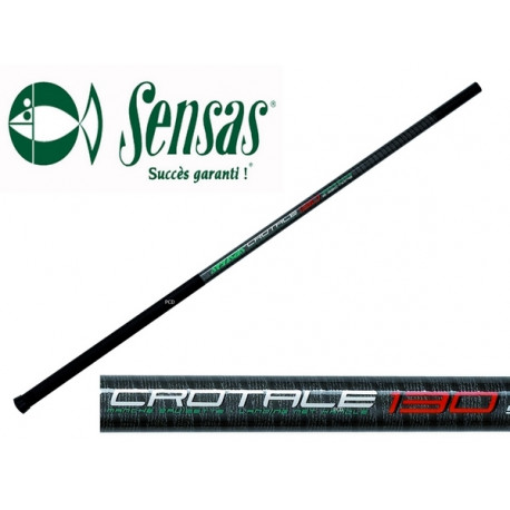 Manche d'épuisette SENSAS Crotale 130  5m (5 sections)