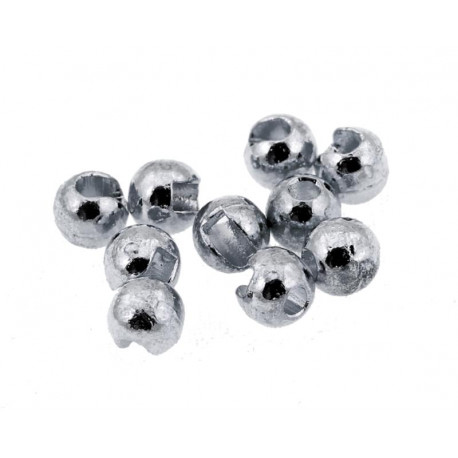Beads Tungsten Sloted JMC Silver 2.0mm 25 pcs