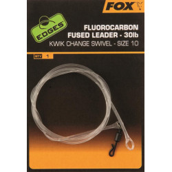 Bas de ligne FOX Fluorocarbon fused leader 30Lb N°10