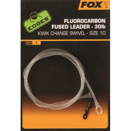 FOX Fluorocarbon fused leader 30Lb N°10