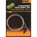 FOX Fluorocarbon fused leader 30Lb N°10