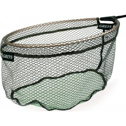 GREYS Rubber Micro mesh spoon 16'' landing net head