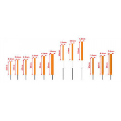 Flotteur Anglaise GARBOLINO Coulissant  SP W07 ( UK 3+8 -/ IT 8+3 ) 2