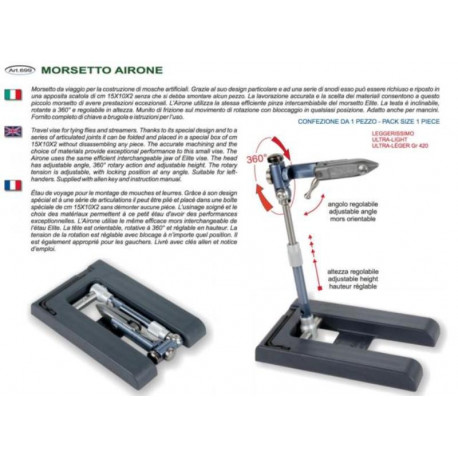 Etau STONFO de voyage Airone Rotation 360°