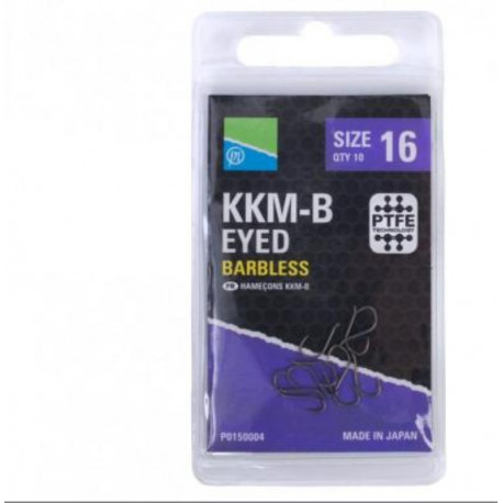 PRESTON KKM-B barbless hooks No. 20