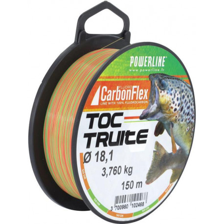 Nylon POWERLINE Carbonflex Toc trout 0.18mm 3.760kg