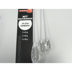 Bombette Trout zone Slow sinking 3pcs 1x3gr 1x6gr 1x8gr
