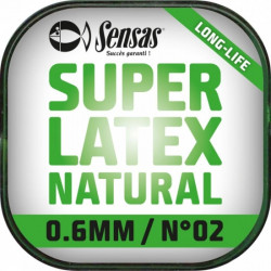 Elastique SENSAS Super Latex Natural 6M Diam. 1.00mm