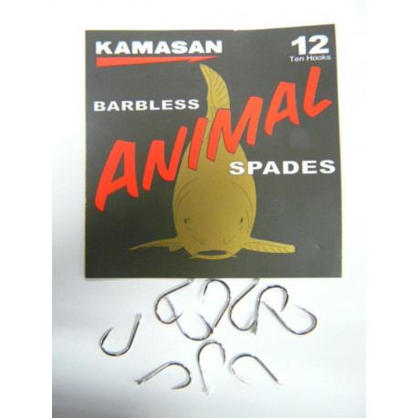 KAMASAN hooks Animal Spade barbless - N°14
