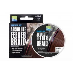 Tresse feeder PRESTON Absolute braid 0.10 mm - 7.200 Kg - 150M