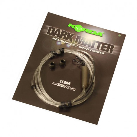 Dark matter KORDA Helicopter/chod leader 1M - 40LBS - 18.1KG - Clear