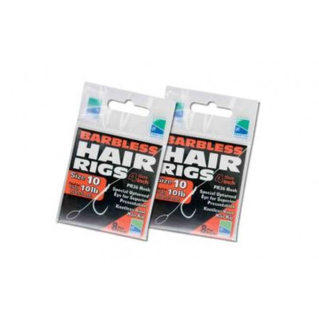 Bas de ligne feeder PRESTON Hair rigs barbless - 10 Cm - 0.23mm (3.600