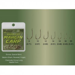 Hameçons DRENNAN Margin carp N°10 sans ardillons