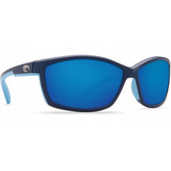 Lunettes COSTA Manta matte Heron 580G Blue mirror