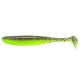 Leurre KEITECH Easy shiner 4inch Purple chartreuse
