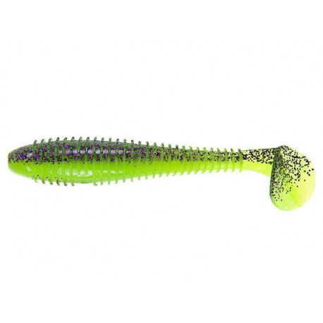Leurre KEITECH Swing impact Fat 4.8inch Purple chartreuse