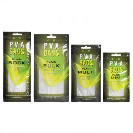 ESP PVA non-perforated soluble bags - 80x160mm