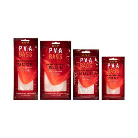 ESP PVA soluble bags, perforated - 80x160mm