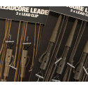 Leadcore leaders KORDA Hybrid lead clip QC SWIVEL GRAVEL BROWN
