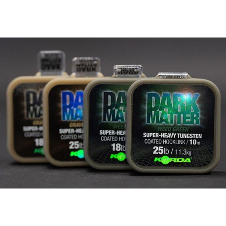 Braided packing KORDA dark matter coated weed green 10m 8.2kg