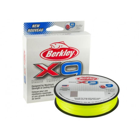 Braid BERKLEY X9 150m 0.06mm 6.4 kg Flame Green