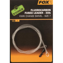 Tête de ligne Fluorocarbon FOX Fused Lead N°7 115cm 30Lb