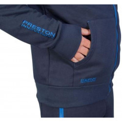 Sweat PRESTON A capuche zippé bleu marine - Taille M 2