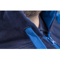 Sweat PRESTON A capuche zippé bleu marine - Taille M