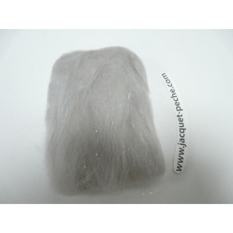 Sparkle Dubbing Pike Monkey Silver Grey