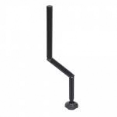 Pied RIVE Off set rotule - Anodise noir - D.36mm