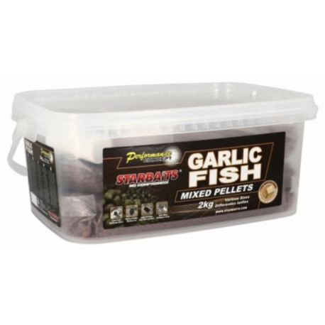 STARBAITS Fish/Garlic mixed pellets - 2Kg