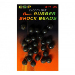 Shock beads ESP Rubber weedy green - 8mm