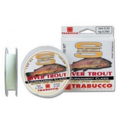 Nylon TRABUCCO T-force River trout 0.28mm 150m  10.86kg