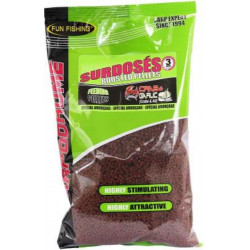 FUN FISHING Overdosed Priming Pellets 3mm - Garlic - 700Gr