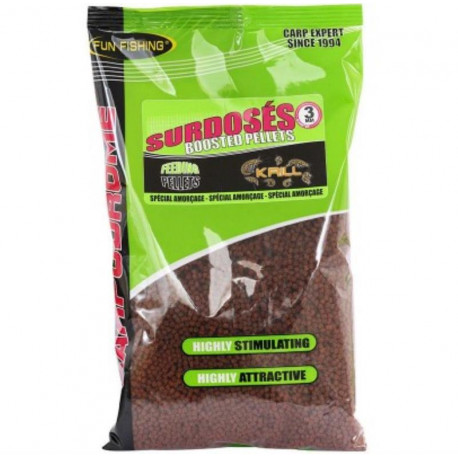 FUN FISHING Overdosed Priming Pellets 3mm - Krill - 700Gr