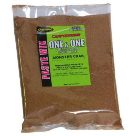 Pâte FUN FISHING One & One Monster Crab - 500Gr