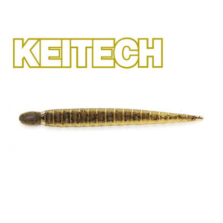 Leurre KEITECH Custom leech 3inch  Green pumpkin PP