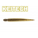 Leurre KEITECH Custom leech 3inch  Green pumpkin PP