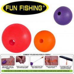 Perle Strippa FUN FISHING - Taille XL - Orange