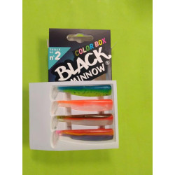 FIIISH Black minnow 9cm Color box UV (4 pièces)