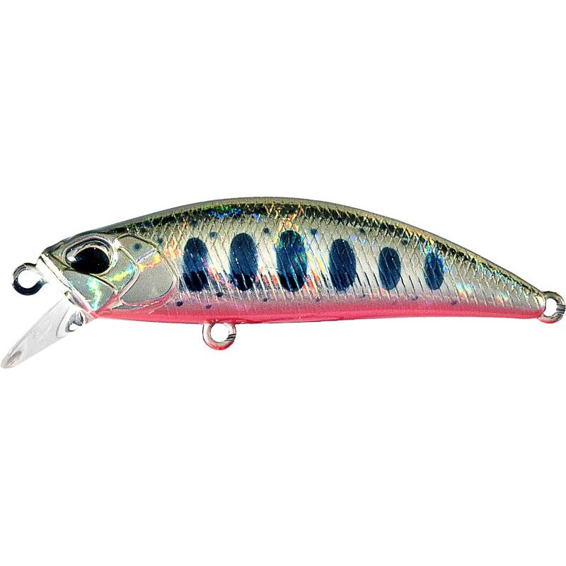 Leurre De Pêche Mann's – Red Belly Egg – Dos Noir Chromé – Leurre Souple