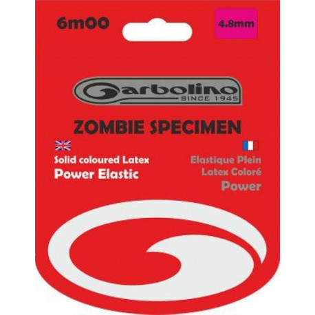 Elastique plein GARBOLINO Zombie specimen en 2.6mm - 6M