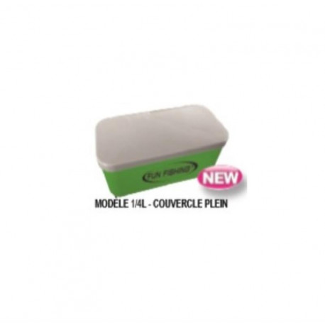 FUN FISHING bait box with full lid 1/4L