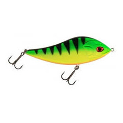 Leurre EFFZET Jerkstar 14cm Fire tiger SILENT