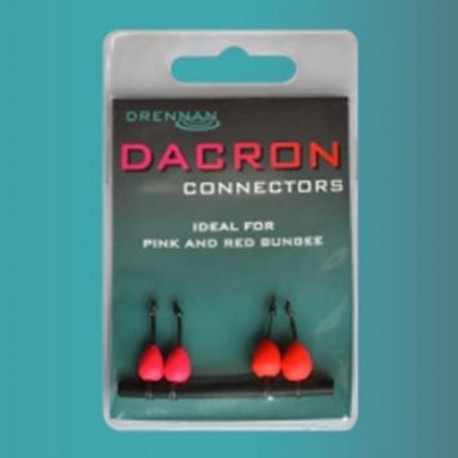 Dacron connectors DRENNAN pour élastiques Rose