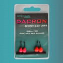 Dacron connectors DRENNAN for elastic bands Pink
