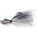 Leurre MUSTAD Big eye Bucktail jig 7gr Noir/Argent