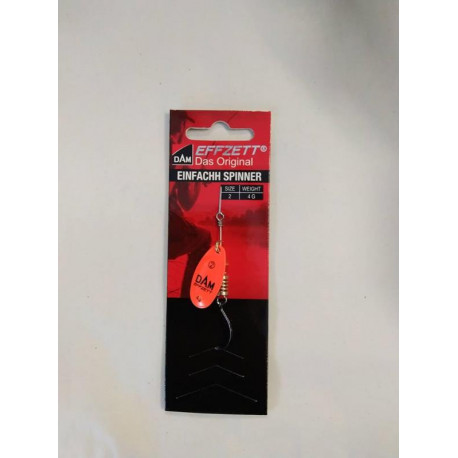 EFFZET Cuillers hameçon simple n°2 4gr